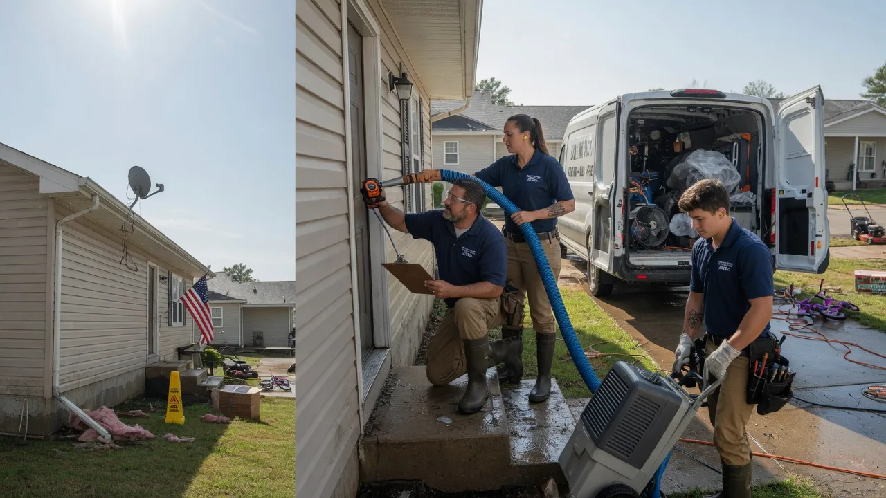 Ceiling Water Damage Restoration in Houstonia, MO near me